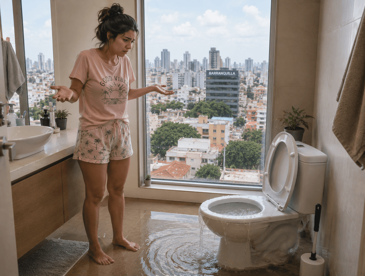 baño tapado que hacer