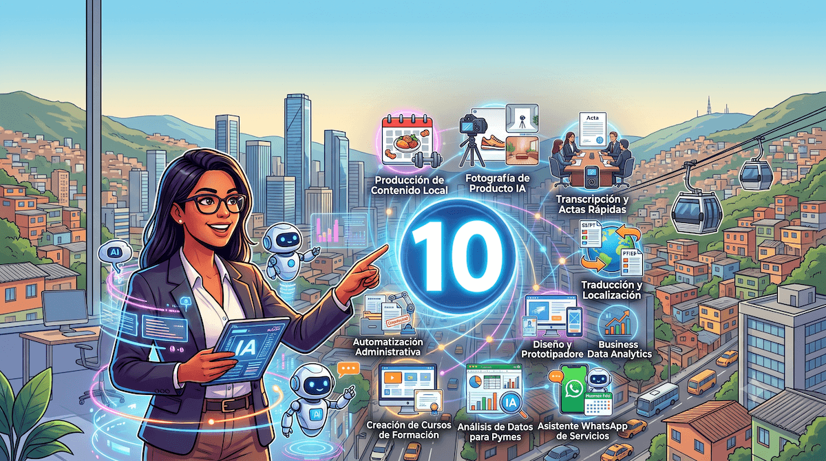 Las mejores 10 ideas de negocios con IA en 2026